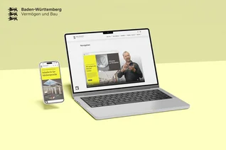 Desktop-Ansicht eines Videos mit Gebärdensprache der Seite vermoegenundbau-bw.de.