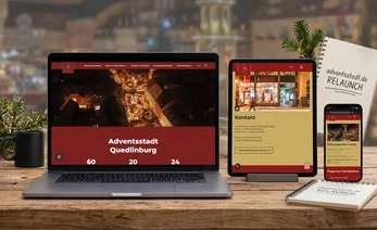 KI-generierte Simulation des neuen Webauftritts.