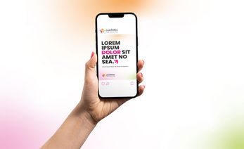 Mockup eines Instagram-Posts der Marke „zweifellos“.